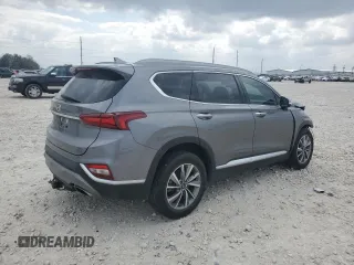 2019 Hyundai Santa Fe Limited with VIN 5NMS53AD5KH116648, listed as a Copart auction lot 47574365 with 47,281 mi miles and Salvage Title. Bid and sale history available at carsss.com. Image 3.