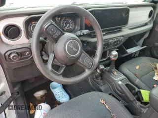 2024 Jeep Wrangler Sport S with VIN 1C4PJXAG9RW282388, listed as a Copart auction lot 59133345 with 5,389 mi miles and Non repairable. Bid and sale history available at DreamBid. Image 8.