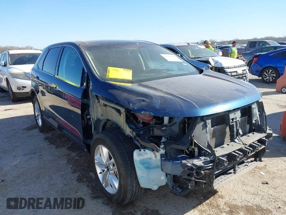 2017 Ford Edge SEL with VIN 2FMPK3J85HBB26875, listed as a IAAI auction lot 41791158 with 68,576 mi miles. Bid and sale history available at carsss.com. Image 1.