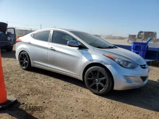 2012 Hyundai Elantra Limited with VIN KMHDH4AE7CU349600, listed as a Copart auction lot 57899385 with 146,076 mi miles and Salvage title. Bid and sale history available at DreamBid. Image 4.