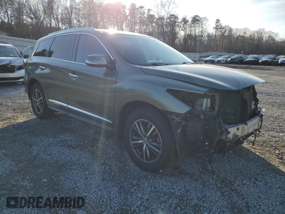 2016 Infiniti QX60 with VIN 5N1AL0MM2GC508628, listed as a Copart auction lot 85034354 with 117,245 mi miles and Salvage Title. Bid and sale history available at DreamBid. Image 4.