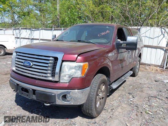 2010 Ford F-150 XL with VIN 1FTFX1EV6AFC58618, listed as a IAAI auction lot 42029696 with 128,258 mi miles. Bid and sale history available at carsss.com. Image 16.