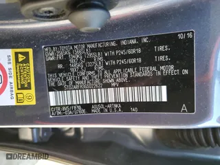 2016 Toyota Highlander LE with VIN 5TDZARFH3GS022622, listed as a Copart auction lot 46581685 with 107,316 mi miles and Salvage Title. Bid and sale history available at carsss.com. Image 13.
