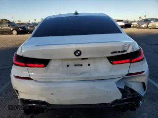 2022 BMW 3 Series M340i with VIN 3MW5U7J07N8C40822, listed as a Copart auction lot 84839034 with 92,672 mi miles and Salvage Title. Bid and sale history available at carsss.com. Image 6.
