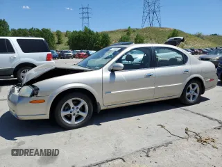 2001 Nissan Maxima SE with VIN JN1CA31A81T102314, listed as a Copart auction lot 63196385 with 89,476 mi miles and Salvage title. Bid and sale history available at DreamBid. Image 1.
