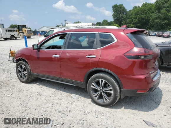 2020 Nissan Rogue S with VIN 5N1AT2MT8LC820093, listed as a Copart auction lot 59669625 with 67,395 mi miles and Salvage title. Bid and sale history available at DreamBid. Image 2.