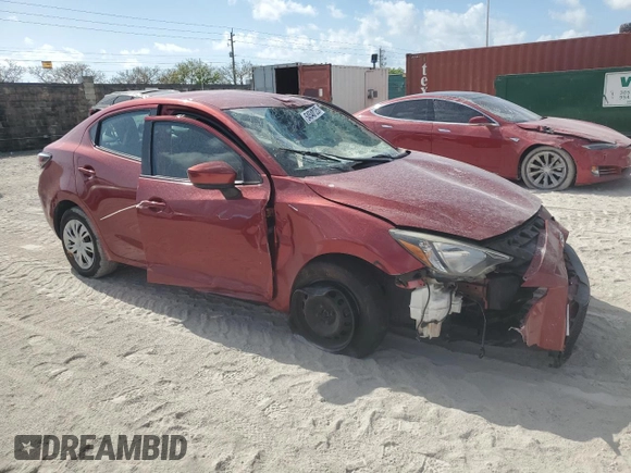 2019 Toyota Yaris L with VIN 3MYDLBYV0KY517734, listed as a Copart auction lot 54540125 with 83,520 mi miles and Non repairable. Bid and sale history available at DreamBid. Image 4.
