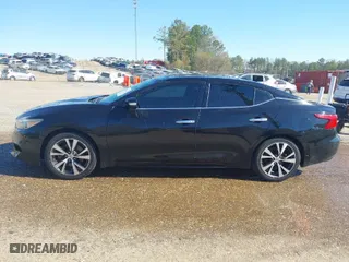 2017 Nissan Maxima SR with VIN 1N4AA6AP0HC365858, listed as a IAAI auction lot 41869483 with 105,952 mi miles. Bid and sale history available at carsss.com. Image 14.
