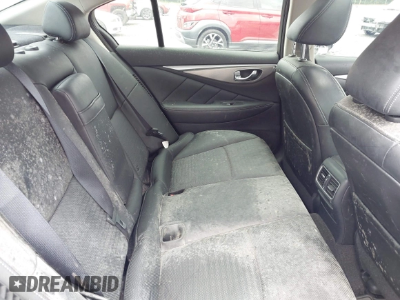 2014 Infiniti Q50 Hybrid Premium with VIN JN1AV7AP3EM690274, listed as a IAAI auction lot 42364775 with 123,315 mi miles and . Bid and sale history available at DreamBid. Image 8.