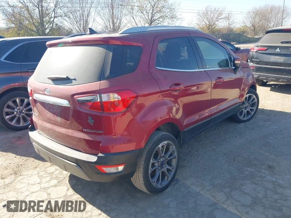 2019 Ford EcoSport Titanium with VIN MAJ3S2KEXKC272574, listed as a IAAI auction lot 41743534 with 83,248 mi miles and . Bid and sale history available at DreamBid. Image 4.