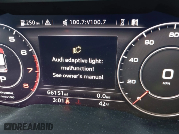 2019 Audi Q7 Prestige with VIN WA1VABF75KD030619, listed as a IAAI auction lot 41865422 with 66,151 mi miles and . Bid and sale history available at DreamBid. Image 16.