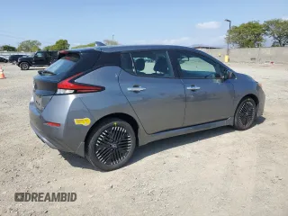 2023 Nissan LEAF SV Plus with VIN 1N4CZ1CV5PC553130, listed as a Copart auction lot 56167875 with 21,344 mi miles and Salvage title. Bid and sale history available at DreamBid. Image 3.