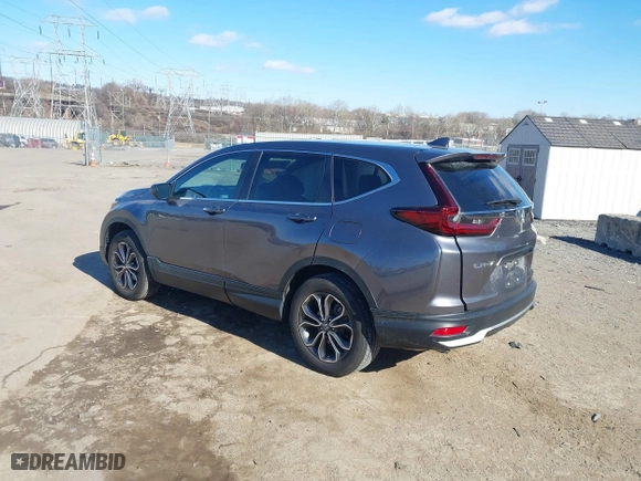 2020 Honda CR-V EX-L with VIN 5J6RW2H80LA016865, listed as a IAAI auction lot 41651030 with 34,666 mi miles. Bid and sale history available at carsss.com. Image 3.