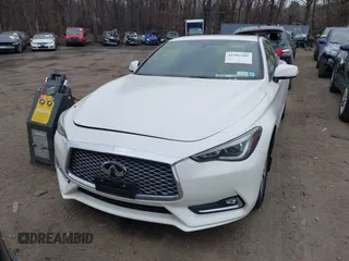 2018 Infiniti Q60 Luxe with VIN JN1EV7EL9JM392962, listed as a IAAI auction lot 41307185 with 58,280 mi miles and . Bid and sale history available at DreamBid. Image 6.