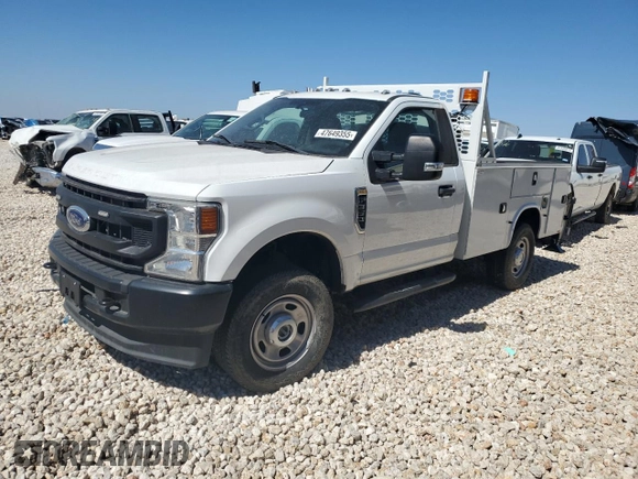 2022 Ford F-350 with VIN 1FDRF3F64NEG15319, listed as a Copart auction lot 47649355 with Not provided miles and Salvage title. Bid and sale history available at DreamBid. Image 1.