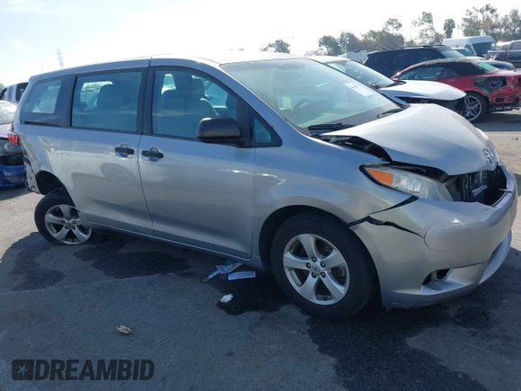 2017 Toyota Sienna L with VIN 5TDZZ3DC2HS803274, listed as a IAAI auction lot 41678577 with 44,427 mi miles and . Bid and sale history available at DreamBid. Image 1.