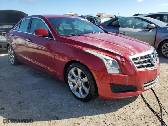 2013 Cadillac ATS Luxury with VIN 1G6AB5S37D0153633, listed as a Copart auction lot 42549955 with 0 mi miles and Non Repairable. Bid and sale history available at carsss.com. Image 4.