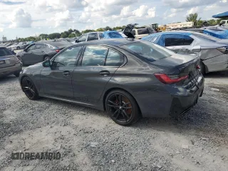 2024 BMW 3 Series M340i with VIN 3MW49FS08R8E86211, listed as a Copart auction lot 71483224 with 860 mi miles and Salvage Title. Bid and sale history available at carsss.com. Image 2.