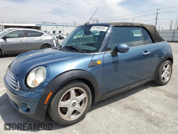 2009 MINI Convertible с VIN WMWMR33589TU96481, выставлен на аукционе Copart как лот 52785515 с пробегом 144 792 миль миль и Чистый • Clean title. История ставок и продаж доступна на DreamBid. Изображение 1.