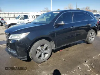 2016 Acura MDX with VIN 5FRYD4H25GB051007, listed as a Copart auction lot 47103645 with 170,517 mi miles and Salvage Title. Bid and sale history available at carsss.com. Image 1.