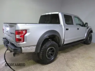 2017 Ford F-150 Raptor with VIN 1FTFW1RG7HFA87001, listed as a Copart auction lot 81162974 with 110,157 mi miles and Salvage Title. Bid and sale history available at carsss.com. Image 3.