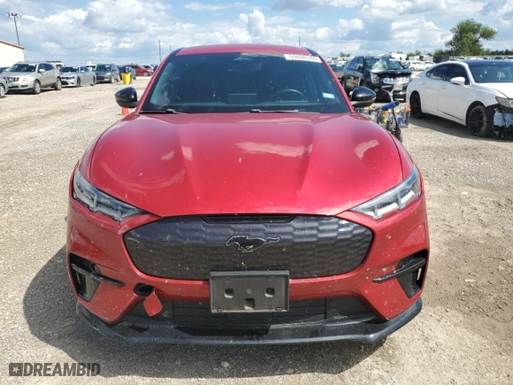 2021 Ford Mustang Mach-E GT with VIN 3FMTK4SE6MME03079, listed as a Copart auction lot 69880144 with 55,257 mi miles and Salvage Title. Bid and sale history available at carsss.com. Image 5.