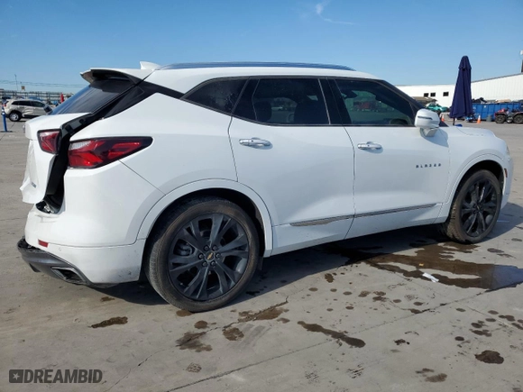 2019 Chevrolet Blazer Premier with VIN 3GNKBFRS5KS589155, listed as a Copart auction lot 77104304 with 84,241 mi miles and Salvage Title. Bid and sale history available at carsss.com. Image 3.