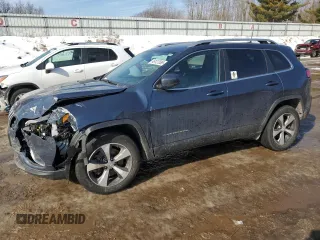 2020 Jeep Cherokee Limited with VIN 1C4PJMDX6LD633951, listed as a Copart auction lot 46127585 with 30,395 mi miles and Salvage Title. Bid and sale history available at carsss.com. Image 1.