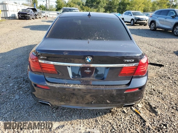 2015 BMW 7 Series 750i xDrive with VIN WBAYB6C55FD966172, listed as a Copart auction lot 68446414 with 57,441 mi miles and Salvage Title. Bid and sale history available at carsss.com. Image 6.