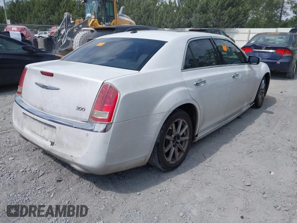 2012 Chrysler 300 Limited with VIN 2C3CCACG9CH188444, listed as a IAAI auction lot 42118999 with Not Provided miles. Bid and sale history available at carsss.com. Image 4.
