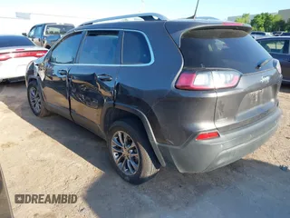 2019 Jeep Cherokee Latitude Plus with VIN 1C4PJLLB6KD482852, listed as a IAAI auction lot 42152089 with 41,713 mi miles and . Bid and sale history available at DreamBid. Image 3.
