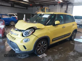 2014 FIAT 500L Trekking with VIN ZFBCFADH7EZ029115, listed as a IAAI auction lot 41535626 with 51,608 mi miles and . Bid and sale history available at DreamBid. Image 2.