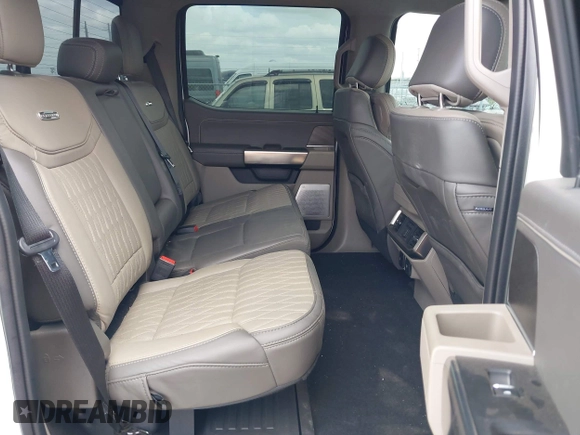 2024 Ford F-150 with VIN 1FTFW7LD1RFB88697, listed as a IAAI auction lot 42143029 with 6,996 mi miles and . Bid and sale history available at DreamBid. Image 8.