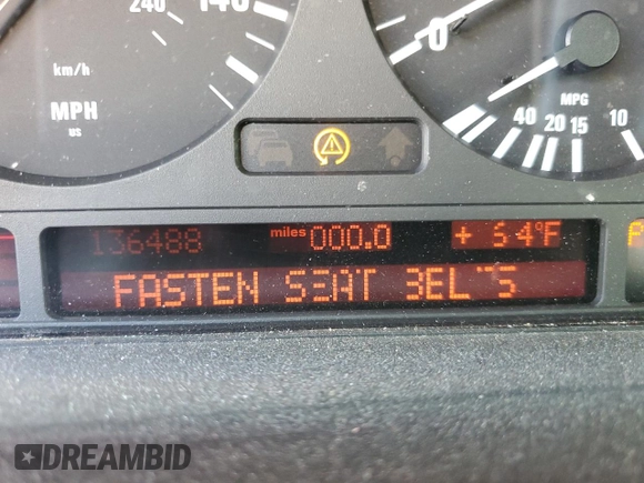 2002 BMW 5 Series 530iA with VIN WBADT63422CH93006, listed as a Copart auction lot 43782965 with 136,488 mi miles and Salvage Title. Bid and sale history available at carsss.com. Image 9.
