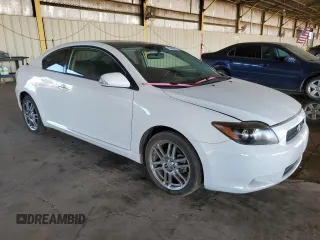 2010 Scion tC with VIN JTKDE3B70A0304955, listed as a Copart auction lot 50008665 with 104,884 mi miles and Salvage Title. Bid and sale history available at carsss.com. Image 4.