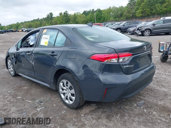 2024 Toyota Corolla LE with VIN 5YFB4MDEXRP119283, listed as a IAAI auction lot 42278866 with 34,115 mi miles and . Bid and sale history available at DreamBid. Image 3.