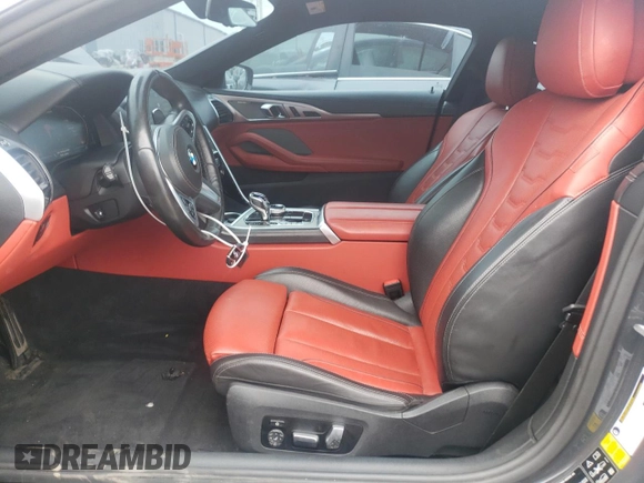 2019 BMW 8 Series M850i xDrive with VIN WBABC4C51KBU96543, listed as a Copart auction lot 61284654 with 39,966 mi miles and Salvage Title. Bid and sale history available at carsss.com. Image 7.