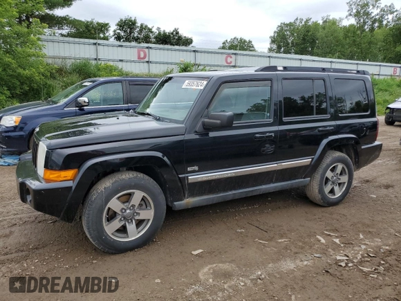 2006 Jeep Commander with VIN 1J8HG48K66C313761, listed as a Copart auction lot 59357624 with 147,206 mi miles and Clean Title. Bid and sale history available at DreamBid. Image 1.