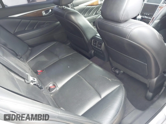 2014 Infiniti Q50 with VIN JN1BV7AP0EM681679, listed as a IAAI auction lot 41371773 with 141,940 mi miles. Bid and sale history available at carsss.com. Image 8.