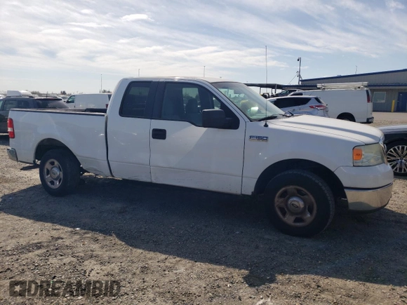 2007 Ford F-150 STX with VIN 1FTRX12W57FB31037, listed as a Copart auction lot 50779865 with 262,572 mi miles and Salvage Title. Bid and sale history available at DreamBid. Image 4.