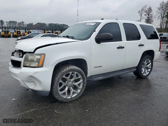 2010 Chevrolet Tahoe LS with VIN 1GNUKAE01AR287489, listed as a Copart auction lot 84373174 with 197,686 mi miles and Salvage Title. Bid and sale history available at carsss.com. Image 1.