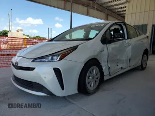 2022 Toyota Prius L Eco with VIN JTDKAMFU4N3182900, listed as a Copart auction lot 61872455 with 29,175 mi miles and Salvage title. Bid and sale history available at DreamBid. Image 1.