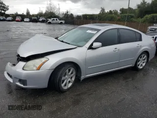 2008 Nissan Maxima 3.5 SE with VIN 1N4BA41E38C811864, listed as a Copart auction lot 47706455 with 92,834 mi miles and Salvage Title. Bid and sale history available at carsss.com. Image 1.