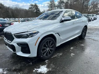 2022 BMW X6 M50i with VIN 5UXCY8C06N9K81254, listed as a Copart auction lot 44739935 with 70,059 mi miles and Clean Title. Bid and sale history available at carsss.com. Image 1.