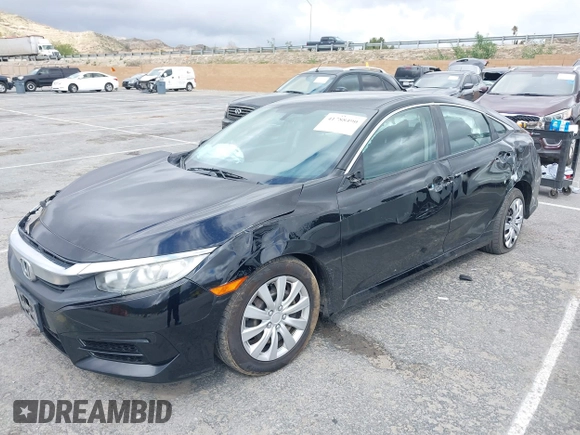 2016 Honda Civic Sedan LX with VIN 2HGFC2F53GH520801, listed as a IAAI auction lot 41788490 with 77,406 mi miles. Bid and sale history available at carsss.com. Image 17.