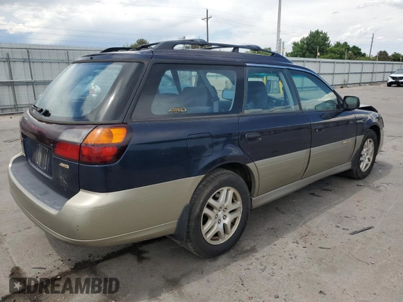 2002 Subaru Legacy Outback with VIN 4S3BH665327623842, listed as a Copart auction lot 60168375 with 113,761 mi miles and Salvage title. Bid and sale history available at DreamBid. Image 3.