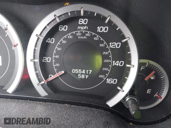 2010 Acura TSX with VIN JH4CU2F6XAC015242, listed as a IAAI auction lot 41735075 with 55,417 mi miles. Bid and sale history available at carsss.com. Image 7.