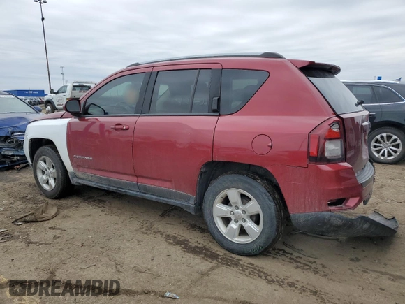 2016 Jeep Compass Latitude with VIN 1C4NJCEB7GD543279, listed as a Copart auction lot 47615485 with 83,803 mi miles and Salvage Title. Bid and sale history available at carsss.com. Image 2.