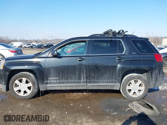 2015 GMC Terrain SLT with VIN 2GKFLXE32F6405472, listed as a IAAI auction lot 41389917 with 146,604 mi miles and . Bid and sale history available at carsss.com. Image 13.