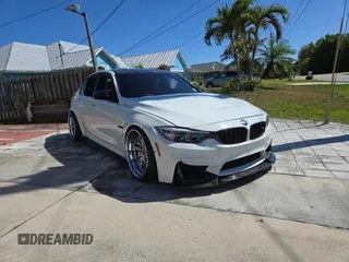 2018 BMW M3 with VIN WBS8M9C57J5J78309, listed as a Copart auction lot 49885395 with 21,954 mi miles and Salvage Title. Bid and sale history available at carsss.com. Image 1.